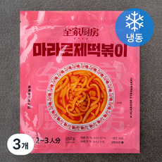 전가주방 마라 로제 떡볶이 (냉동), 550g, 3개