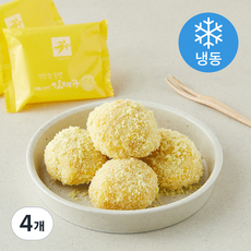 김재규우리떡연구소 단호박 인절미 (냉동), 50g, 4개, 6개입