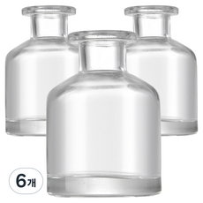 KOKA 試劑瓶 擴香瓶, 100ml, 透明, 6個