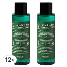 MACKLIN COSMETIC AHA BHA PHA去角質化妝水, 150ml, 12個