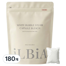 일비아 과탄산소다 화이트버블 스팀 캡슐 표백제, 13g, 30개입, 6개