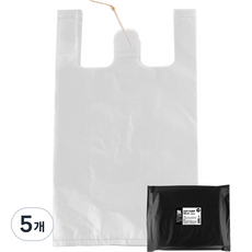 白色附提把塑膠袋 Haetdae 70入
