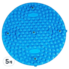 포텐키트 개운한 발지압 매트 54.5 x 54.5 cm 430g, 블루, 5개