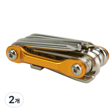 自行車多功能修理工具2 金色, 2個