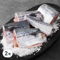 부산 13번 중매인 생물 소금간 삼치 구이용, 1kg(5~6토막), 2개
