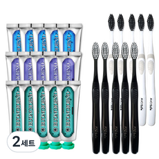 덴티본조르노 치약 잇몸케어 100g x 5p + 구취케어 100g x 5p + 치석케어 100g x 5p + 칫솔 2종 x 5p 세트, 2세트