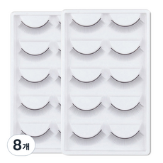 LaMon Lash Monster 練習用假睫毛 8mm 10入, 單一顏色, 8個