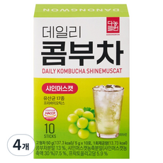 다농원 콤부차 샤인머스캣, 5g, 4개, 10개입