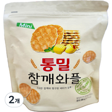 全麥芝麻奶油華夫餅, 2個, 200g