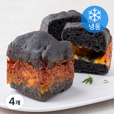 제로베이커리 블랙 쌀식빵 트리플치즈 (냉동), 4개, 95g
