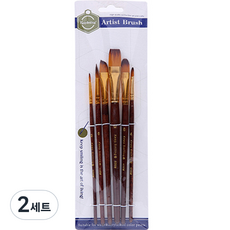 KeepSmiling Kohimo 藝術家畫筆刷具 6件組, 2套, 6種