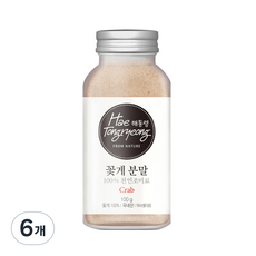 해통령 꽃게 분말, 100g, 6개