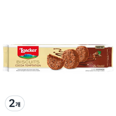 Loacker 萊佳哈斯 可可餅乾, 80g, 2個