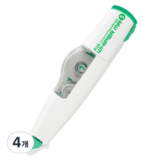 플러스 수정테이프 WH-605, 그린, 4개