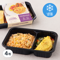 마시뜨랑 나시고랭밥 & 피자오믈렛 (냉동), 250g, 4개