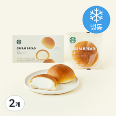 스타벅스 우유 생크림빵 (냉동), 105g, 3개입, 2개