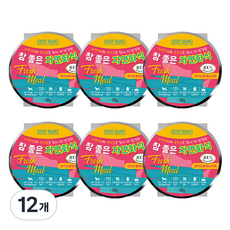 럭셔리발란스 강아지 참 좋은 자연화식 간식, 혼합맛(연어/황태/야채), 110g, 12개