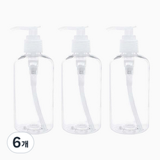 按壓瓶 DTB250, 6個, 透明