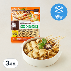 삼진어묵 미니 어묵꼬치 24g x 20개입 + 가쓰오소스 20g x 3개입 세트 (냉동), 540g, 3세트