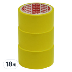 혜성 칼라 마스킹테이프 노랑 48mm(폭) x 15M_3개입, 18개