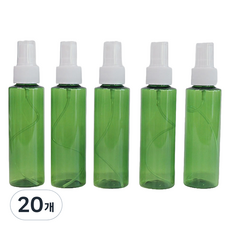 新款噴霧瓶 100ml, 20個, 綠色