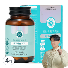 트리밀데이즈 프리미엄 퍼팩트 마그네슘 400 78g, 4개, 60정