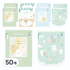 PENPIA 1000 小學15格書寫裝訂筆記本, 50個, 隨機出貨