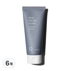 블랙몬스터 머드 팩 앤 폼, 150ml, 6개