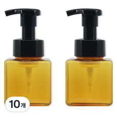 뉴앤룩 디스펜서 핸드워시 거품용기 거품형 250ml, 카멜브라운, 10개