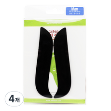 에펠스타 러블리렉 다리패드 남성용 1단계 블랙, 4개