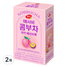 동서 애사비 콤부차 피치 패션프룻, 5g, 10개입, 2개