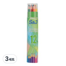 고케이 색연필 세트, 12색, 3세트