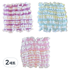 Din&Fit 三溫暖帽 洗臉髮帶 浴帽 3件組, 2套, 混合色