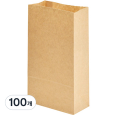 Pack Guy 牛皮防油角底袋 大, 100個, 1入