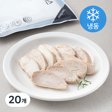 다즐샵 스팀 슬라이스 닭가슴살 그릴맛 (냉동), 100g, 1개입, 20개