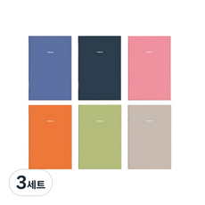 핑크풋 12000 투엘브 플래너 6종 세트, 1, 3세트