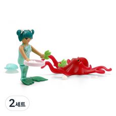 플레이모빌 인어와 색이 변하는 문어 피규어 세트 71503, 2세트