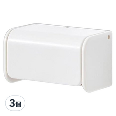KM 無印風牙刷收納夾, 白色, 3個