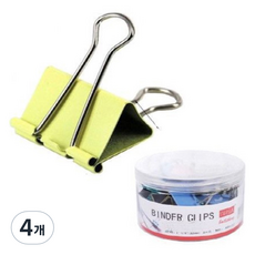 MaDaKkuMi 辦公用長尾夾, 24入, 4個, 32mm