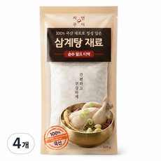자연무이 국내산 정성담은 삼계탕 재료, 100g, 4개