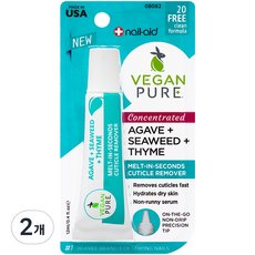 NailAid Vegan Pure 瞬間融化角質去除液 08082, 12ml, 2個