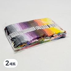 100種法國繡線, 混色, 2組