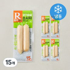랭커 닭가슴살 소시지 청양고추 (냉동), 100g, 15개