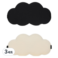 P&K 3D 雲朵睡眠眼罩 遮光眼罩, 3套