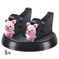 Wellot 卡通人物車用旋轉式手機支架, 5個, B款