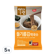 동원 면발의신 들기름김막국수, 5개, 250g