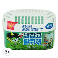 SANDOKKAEBI 綠茶冰箱除臭劑, 420克, 3個
