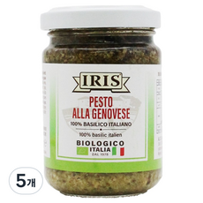 이리스파스타 유기농 페스토 알라 제노비스, 130g, 5개