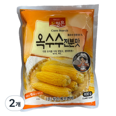 청은에프엔비 옥수수전분, 400g, 2개