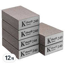 O-ON Koboeill 畔形砂紙 研磨塊 1000~1200號, 12個